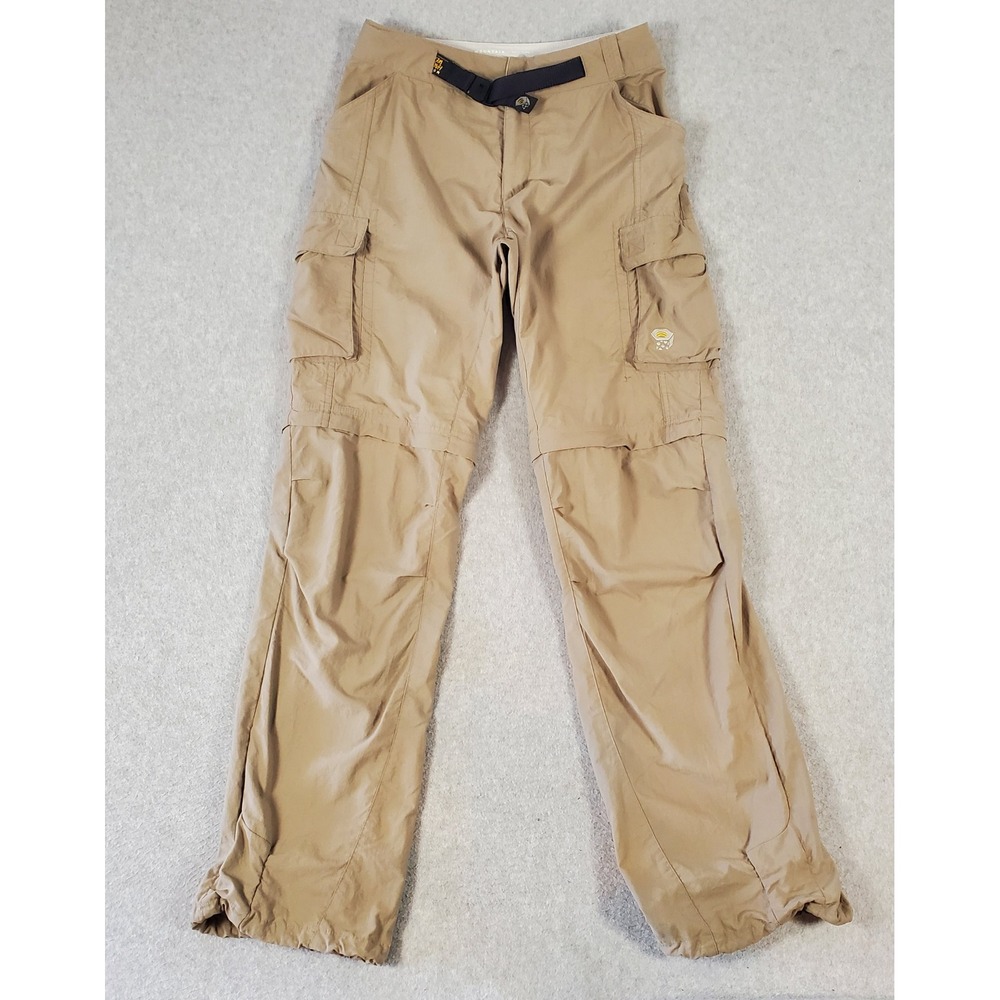 Mountain Hardwear Convertible Cargo Hiking Pants Men's Small (29X34) Tan Khaki